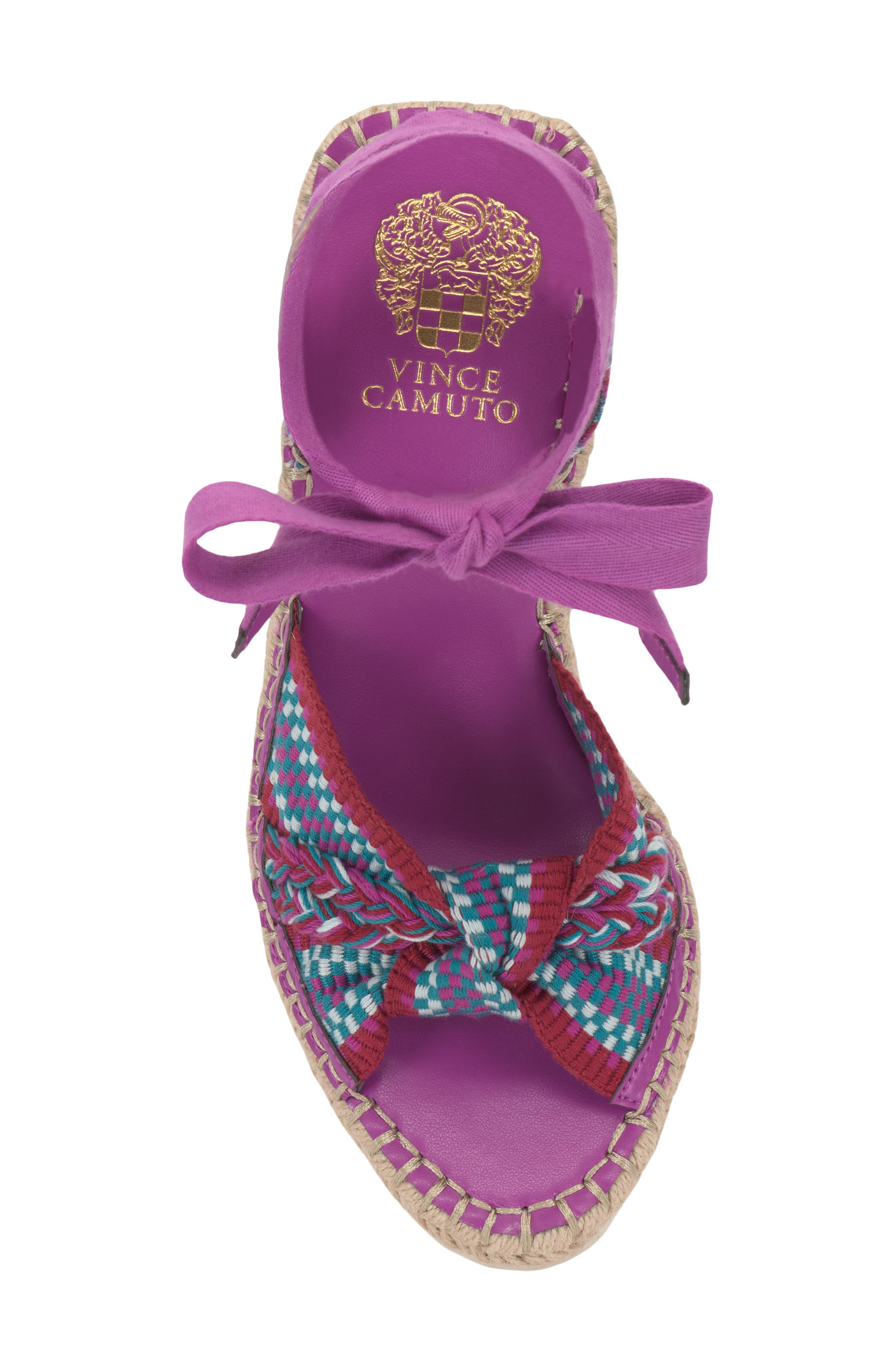 Vince Camuto Bealie Platform Wedge Sandal, Alternate, color, Orchid Multi