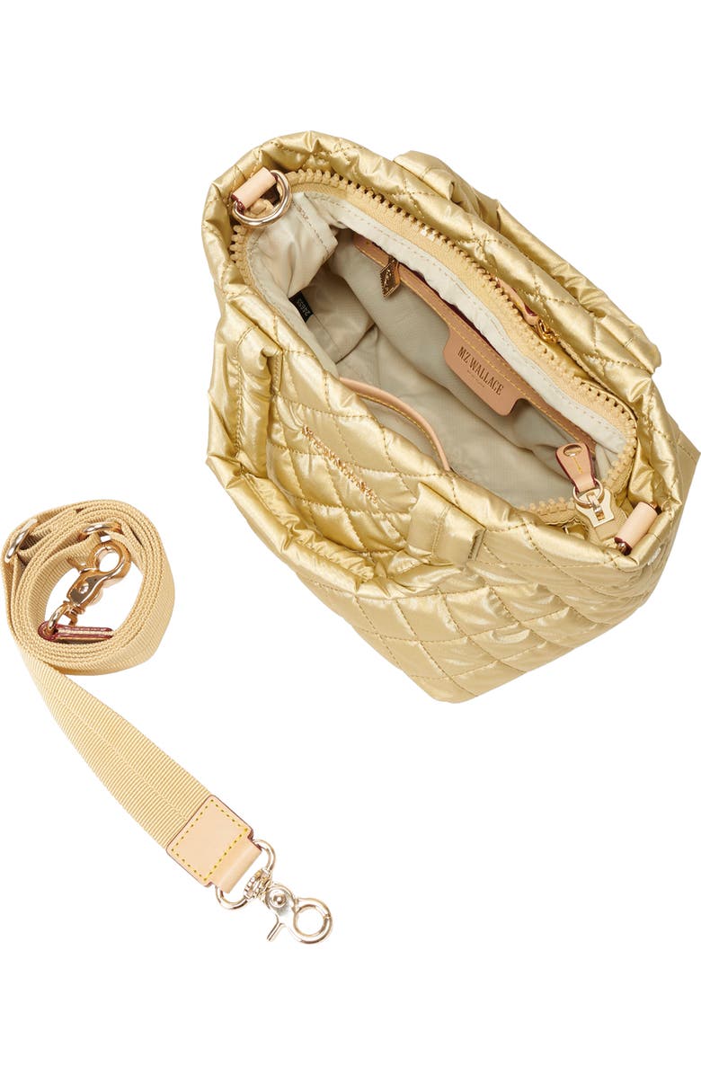 MZ Wallace Micro Metro Deluxe Quilted Nylon Tote, Alternate, color,