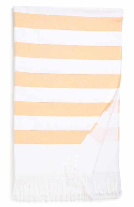 Kassatex Sardinia Beach Stripe Cotton Beach Towel