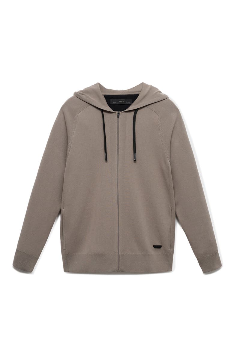 Theromoregulated Zip-Up Hoodie, Alternate, color, MEDIUM BROWN