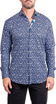 Maceoo Einstein Stretch Ascension Contemporary Fit Button-Up Shirt