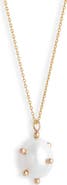 Poppy Finch Bubble Cultured Pearl Pendant Necklace