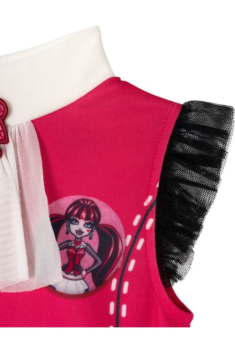 Draculaura Dress, Alternate, color, Fuchsia Black