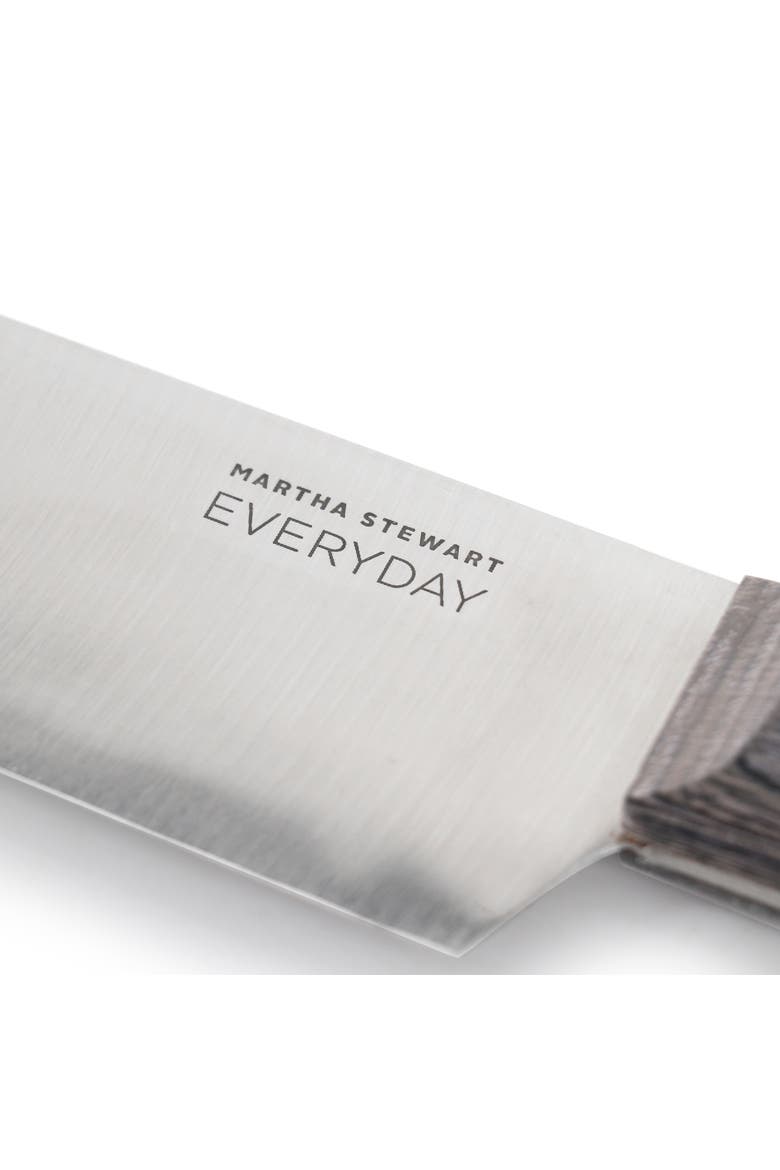 8 Inch Stainless Steel Chef Knife with Wood Handle, Alternate, color, Dark Gray