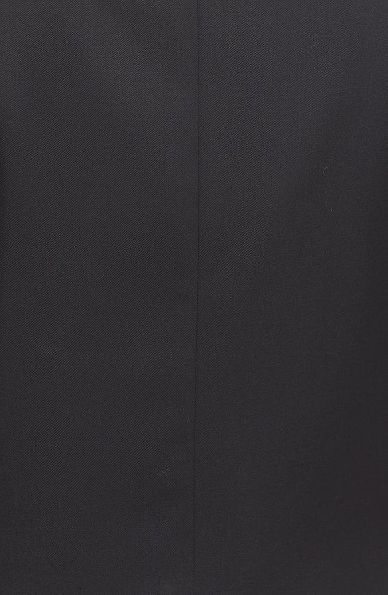 David Donahue Classic Fit Loro Piana Wool Notch Lapel Tuxedo, Alternate, color,