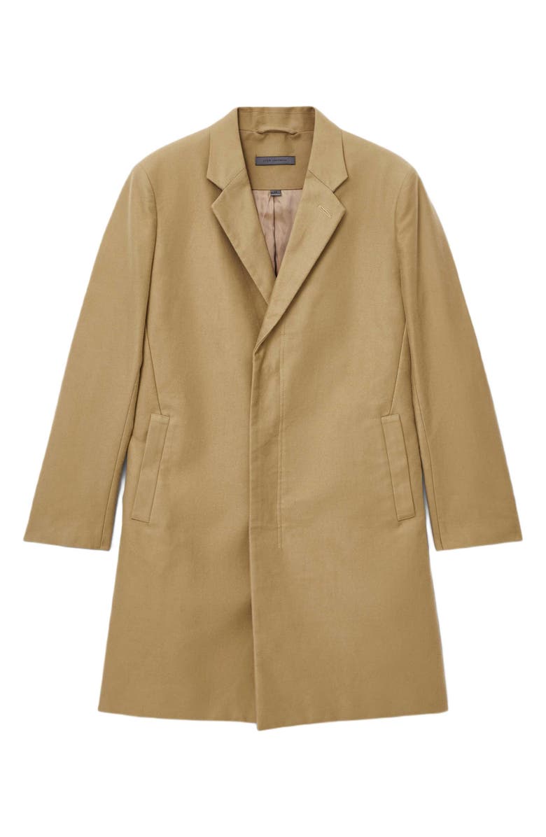 John Varvatos Rhett Moleskin Coat, Alternate, color, Dark Tan