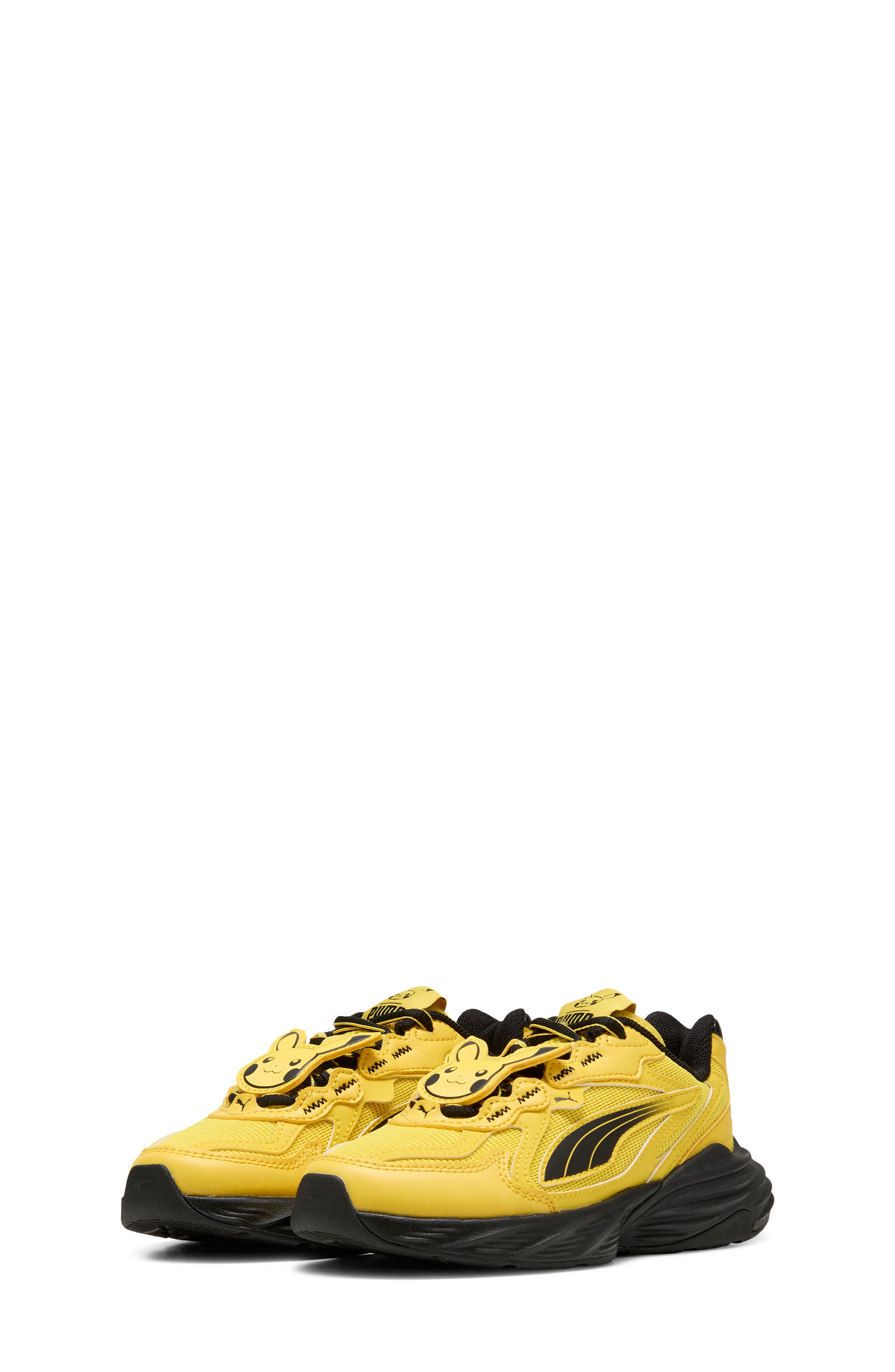 PUMA x POKÉMON Kids' Fade Nitro Pikachu Sneaker, Main, color, Energizing Yellow/ Puma Black