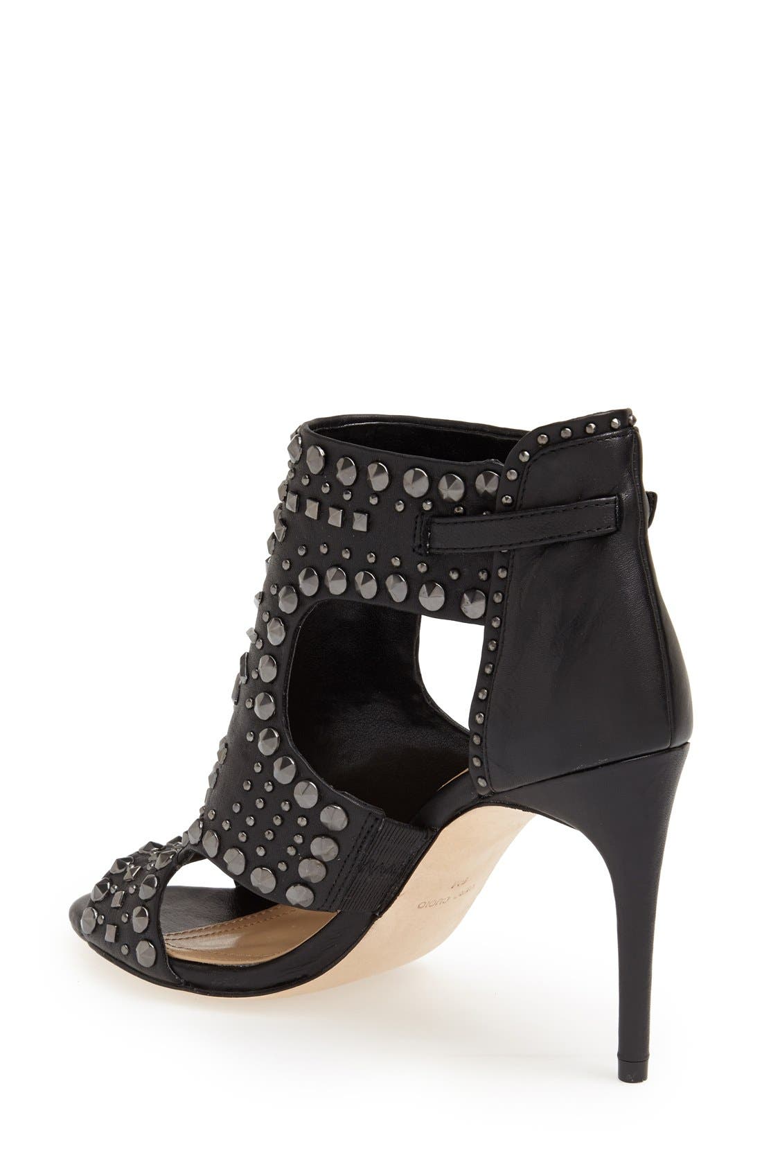 'Prose' Sandal, Alternate, color, BLACK