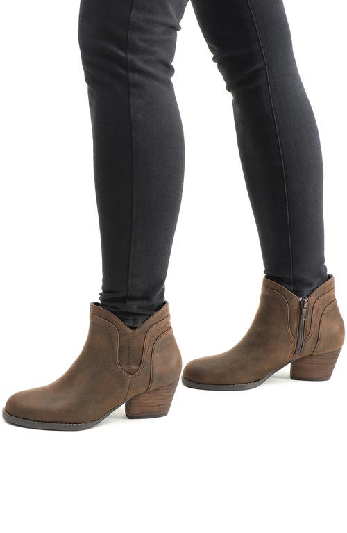 Bella Vita Trust Bootie In Brown