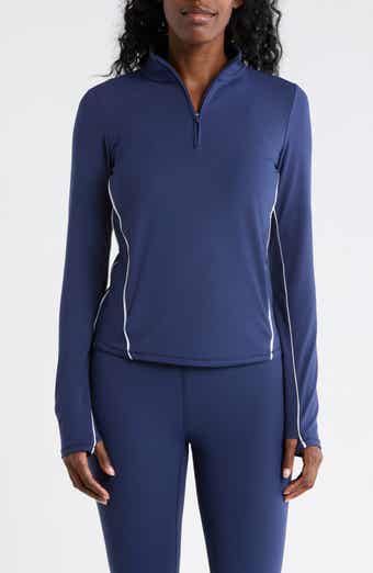 Tennis Interlock Half Zip Pullover