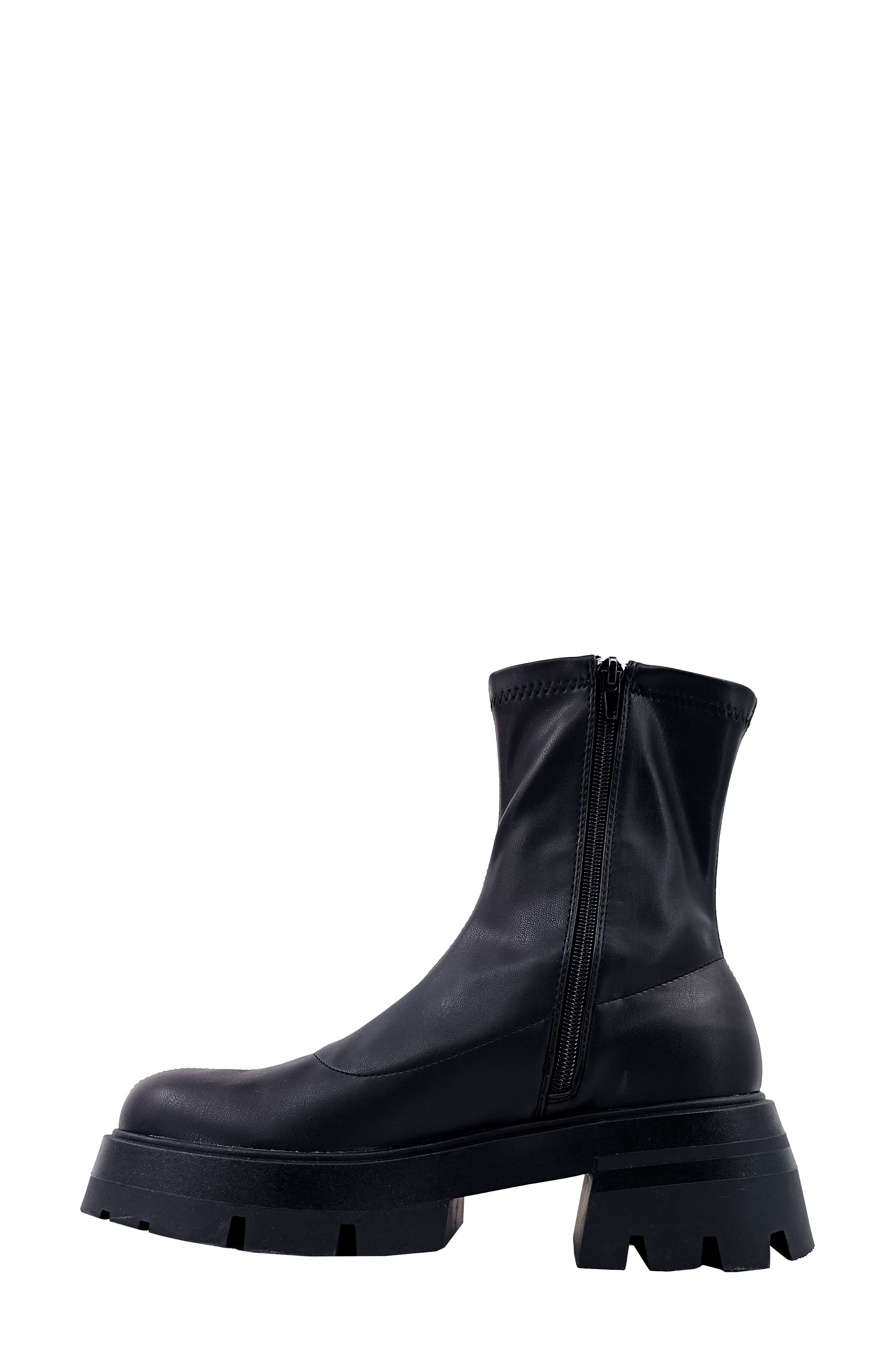SHUSHOP Virginia Lug Sole Platform Boot, Alternate, color, 