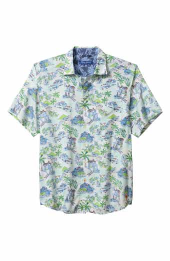 Tortola Paradise Isle Short Sleeve Button-Up Shirt