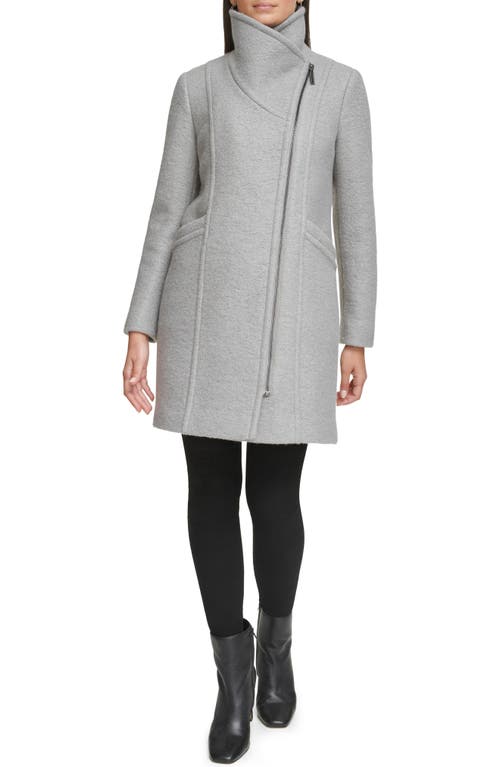 Kenneth Cole Wool-blend Coat In Gray