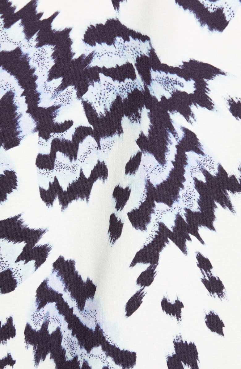 St. John Collection Painted Butterfly Print Jersey Top, Alternate, color, 