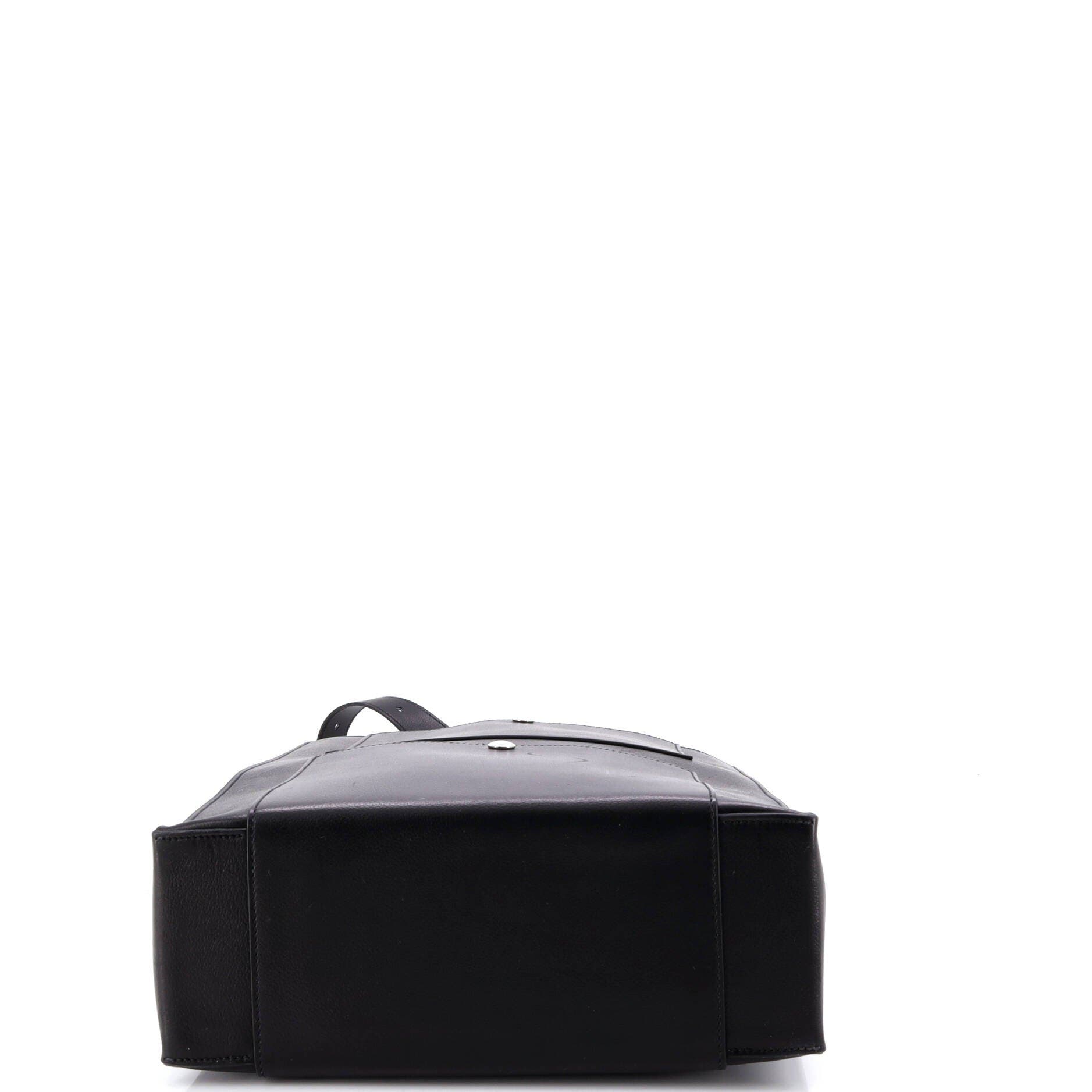 Pre-Owned Hermes Cab'H Tote Evergrain, Alternate, color, Noir