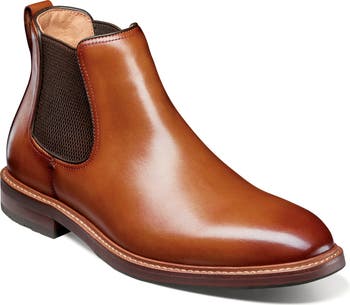 Stivali Chelsea retrò da uomo, slip-on con punta affusolata, stivali