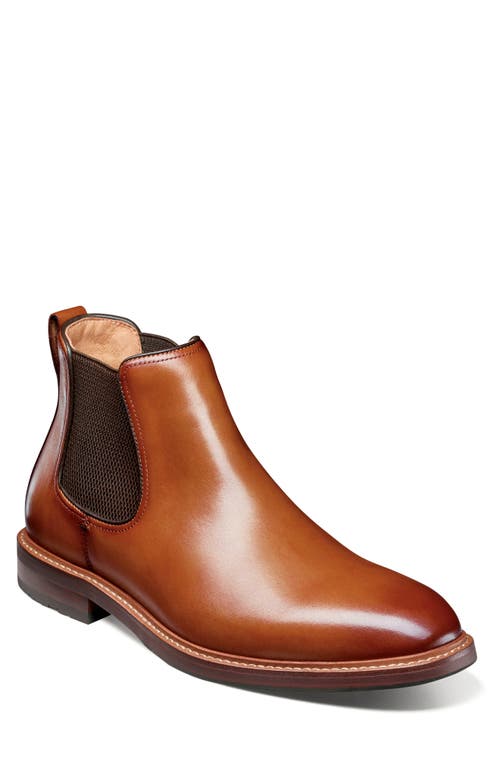 Florsheim Anthem Plain Toe Chelsea Boot In Brown