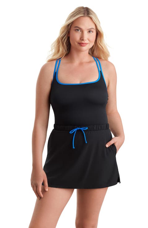 Skirted Runaround Chlorine Resistant One-Piece Swimsuit
