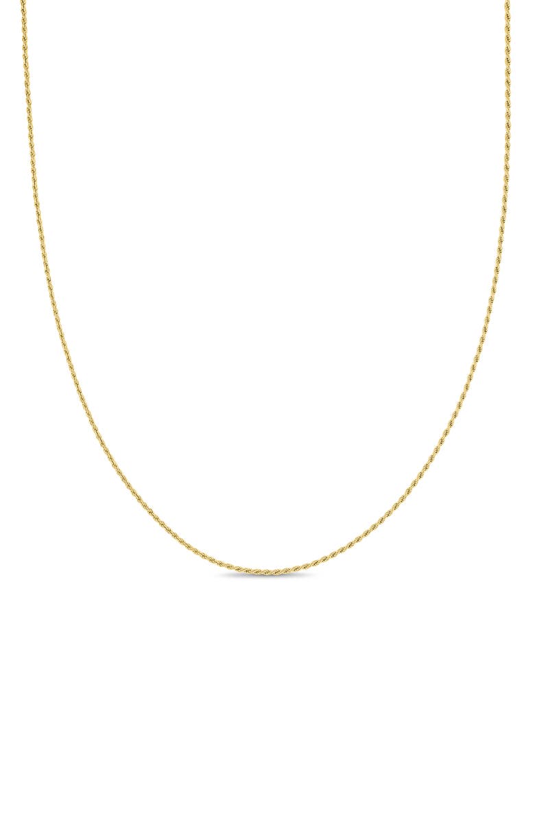 Bony Levy 14K Gold Rope Chain Bracelet, Main, color, 14K Yellow Gold