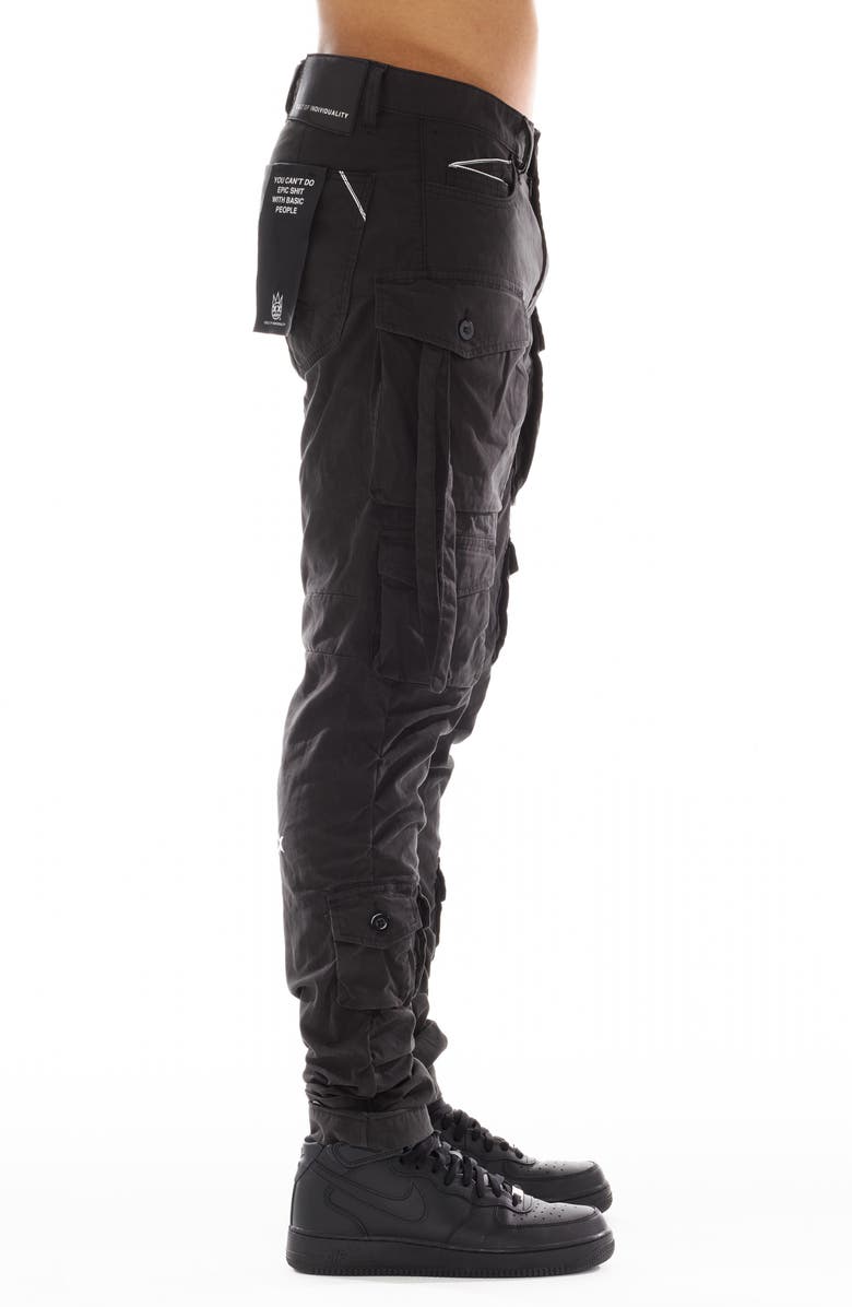 Cult of Individuality Rocker Slim Straight Leg Cargo Pants, Alternate, color, Vintage Black