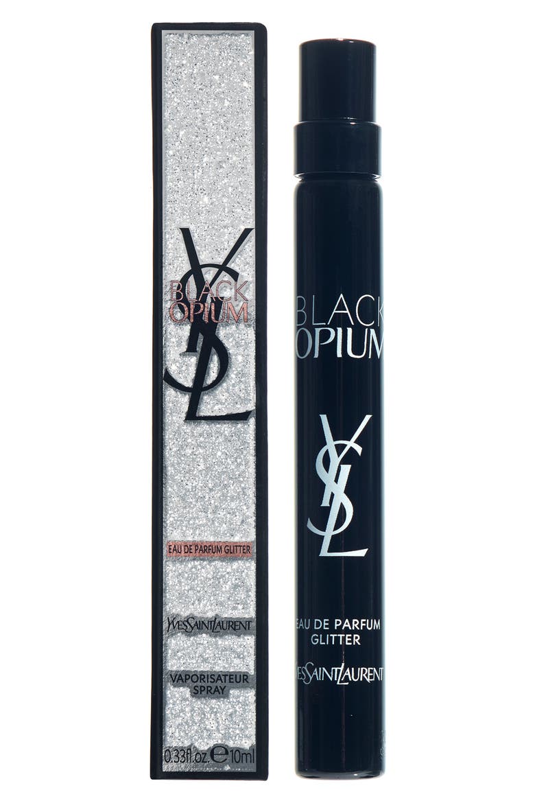 Black Opium Eau de Parfum Glitter, Alternate, color, NO COLOR