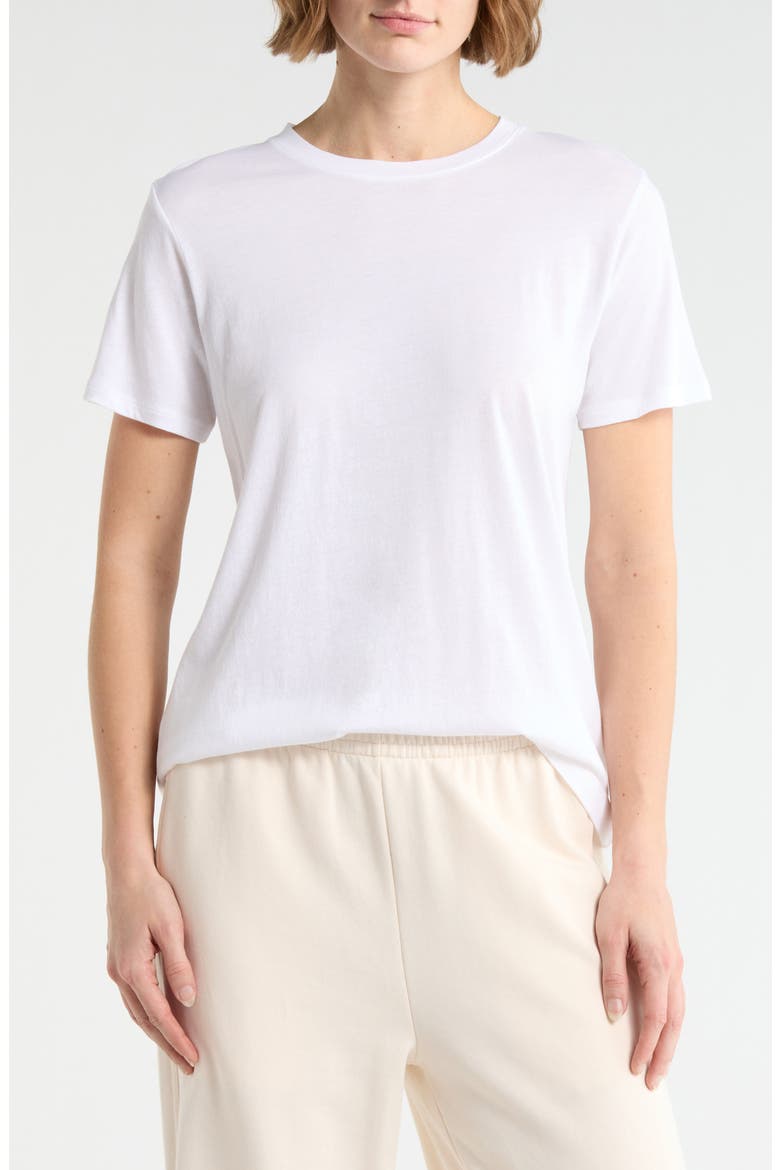 Swing T-Shirt, Main, color, OPTIC WHITE