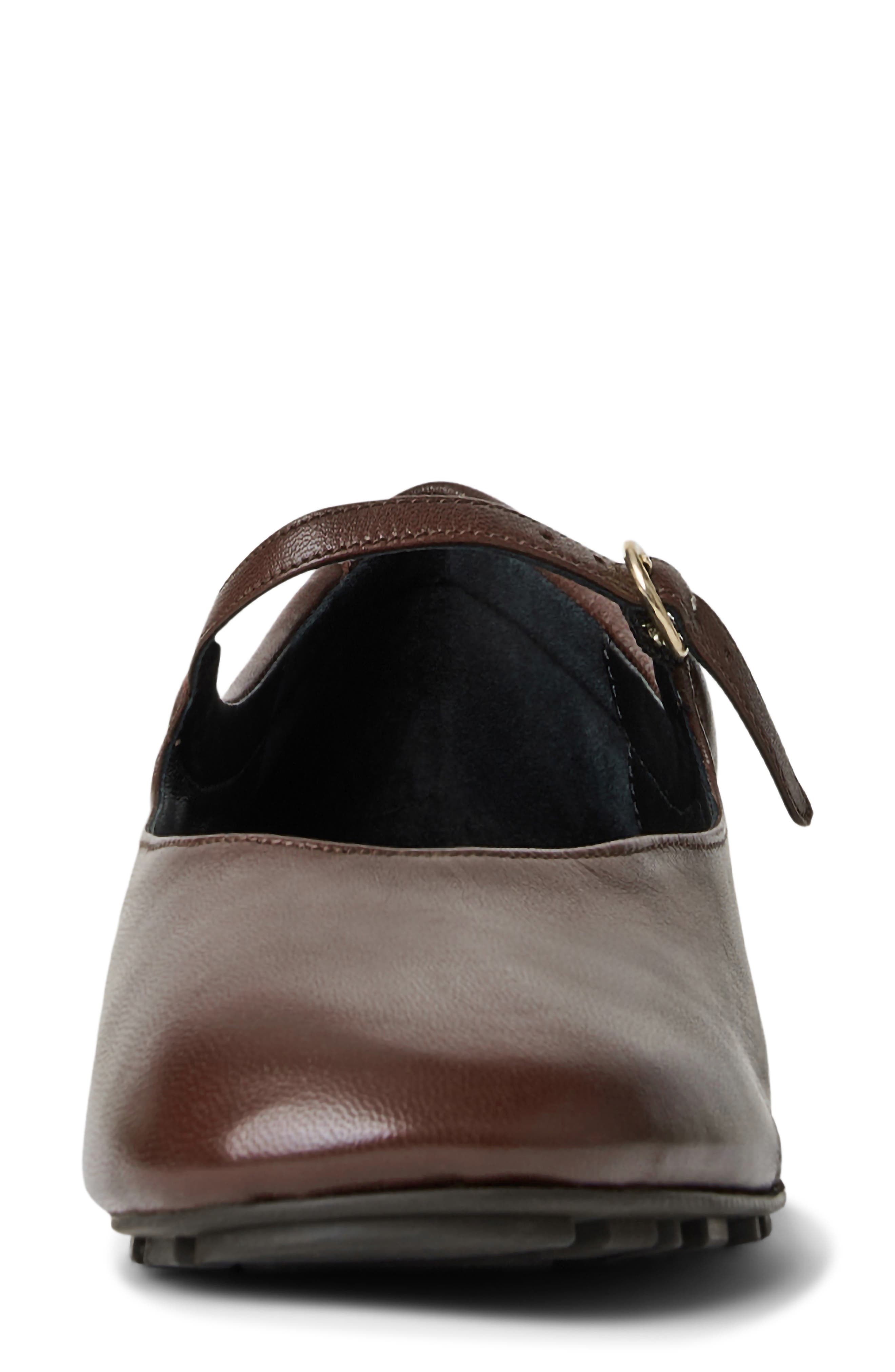 Quistello Waterproof Mary Jane Flat, Alternate, color, ESPRESSO NAPPA