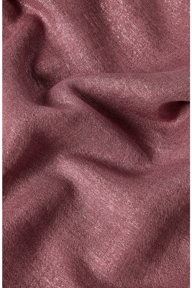 Cashmere and silk scarf, Alternate, color, Purple