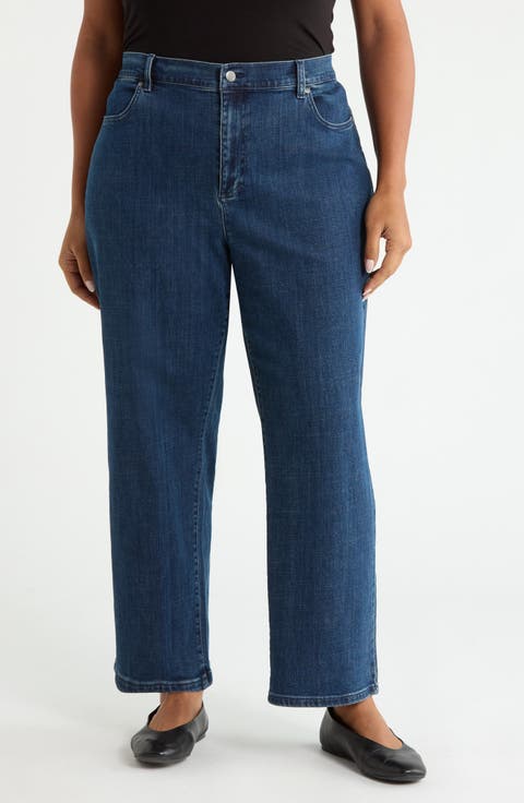 Ankle Straight Leg Jeans