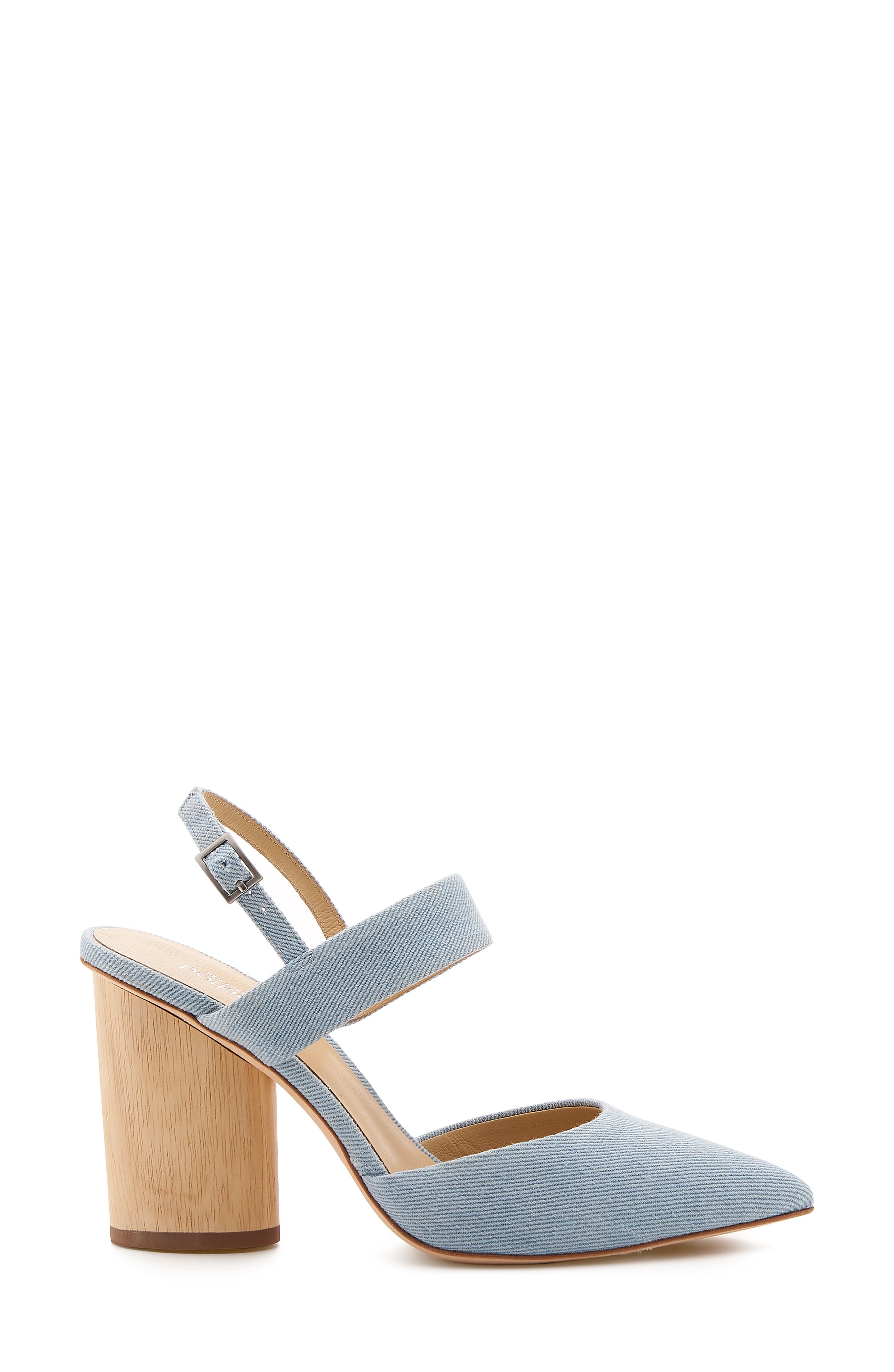 Halle Quarter Strap Pointy Toe Pump, Alternate, color, BLUSH WASH