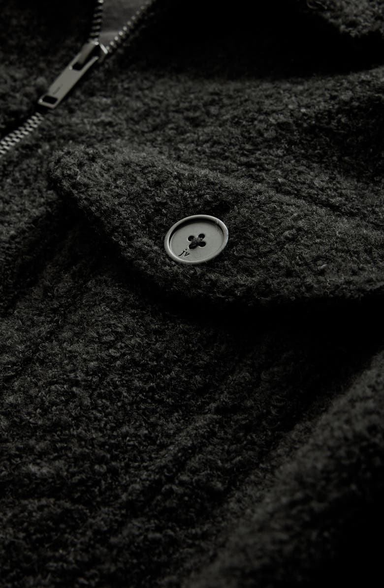 John Varvatos Cynder Bouclé Trucker Jacket, Alternate, color,