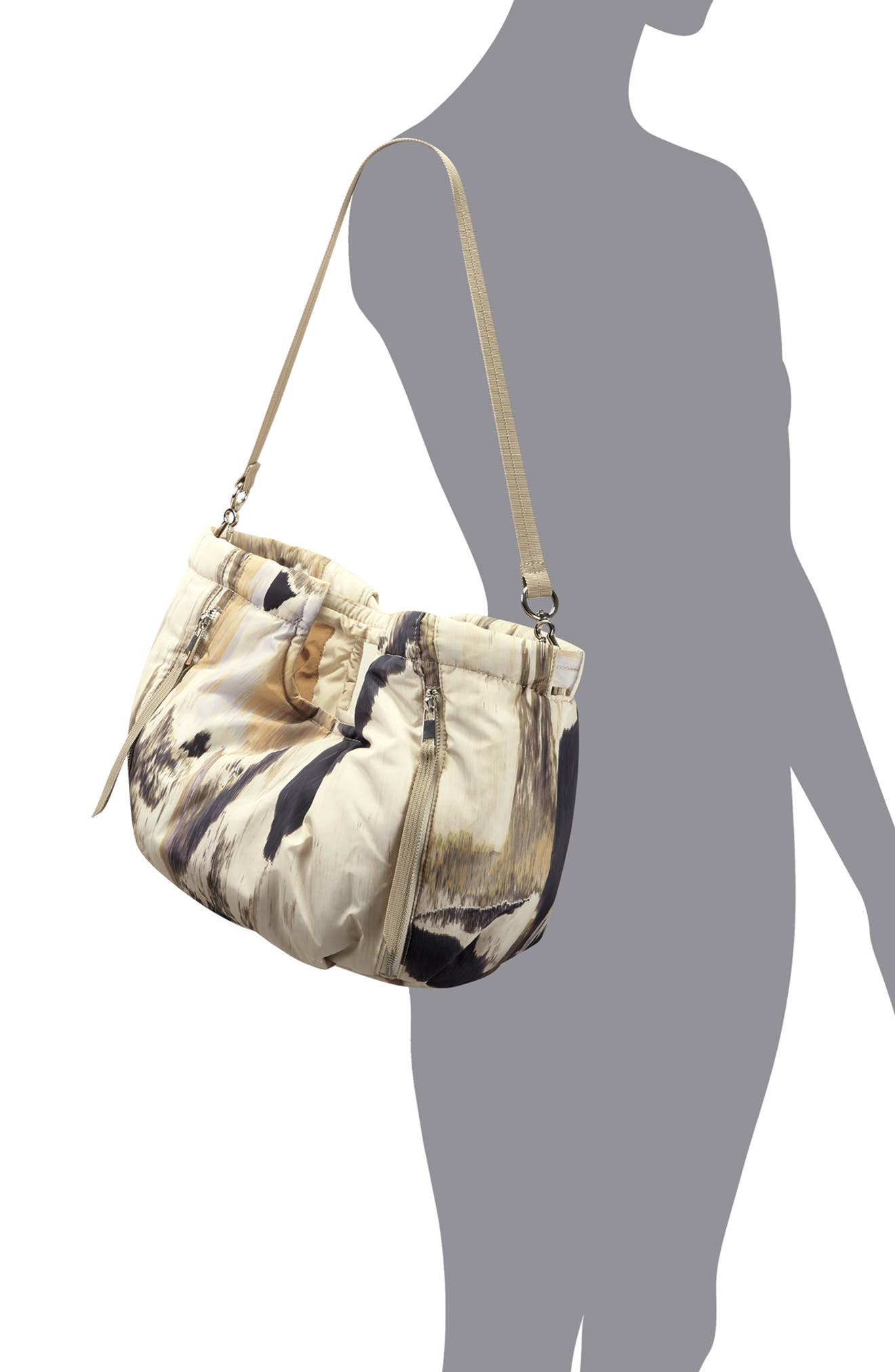 Harlo Shoulder Tote, Alternate, color, NEUTRAL MULTI