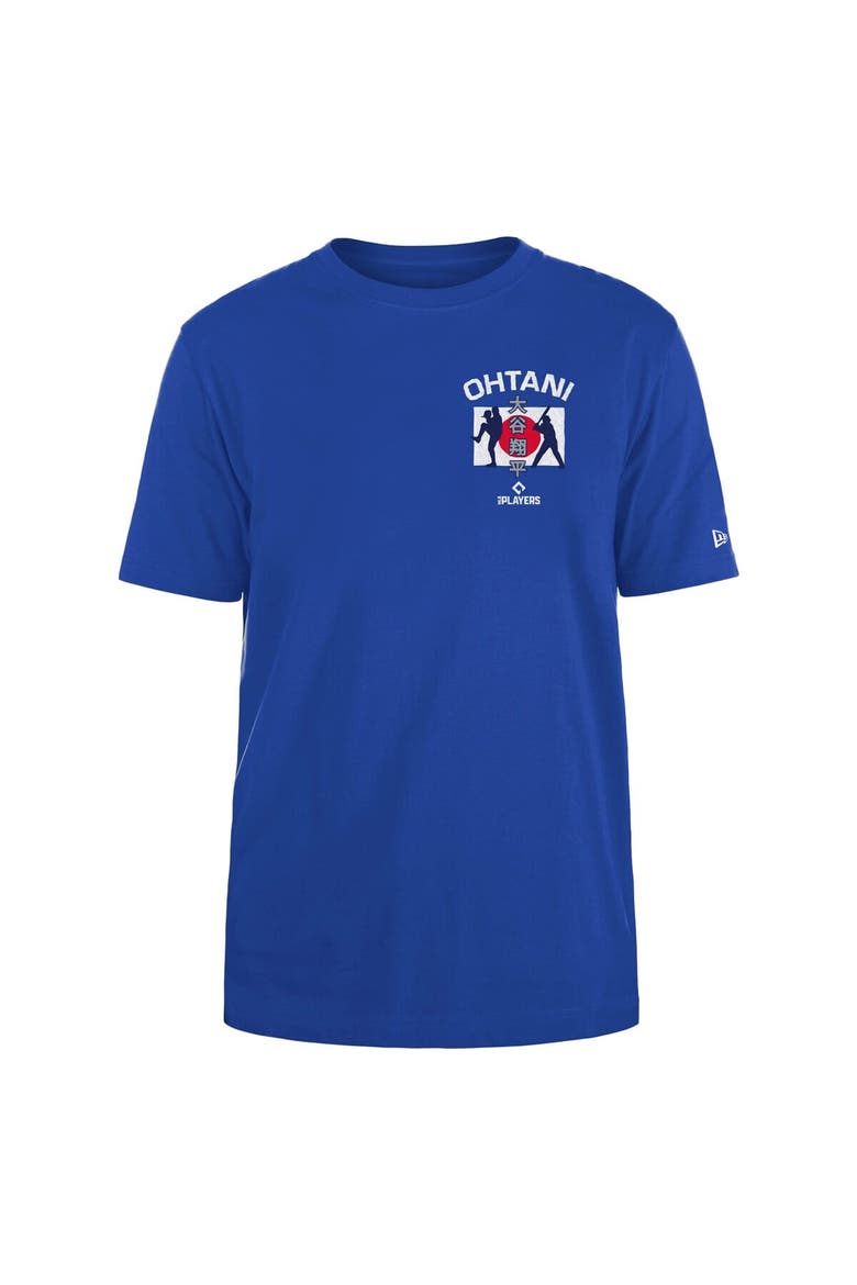 Men's New Era Shohei Ohtani Royal Los Angeles Dodgers Japan Flag T-Shirt, Alternate, color, Royal