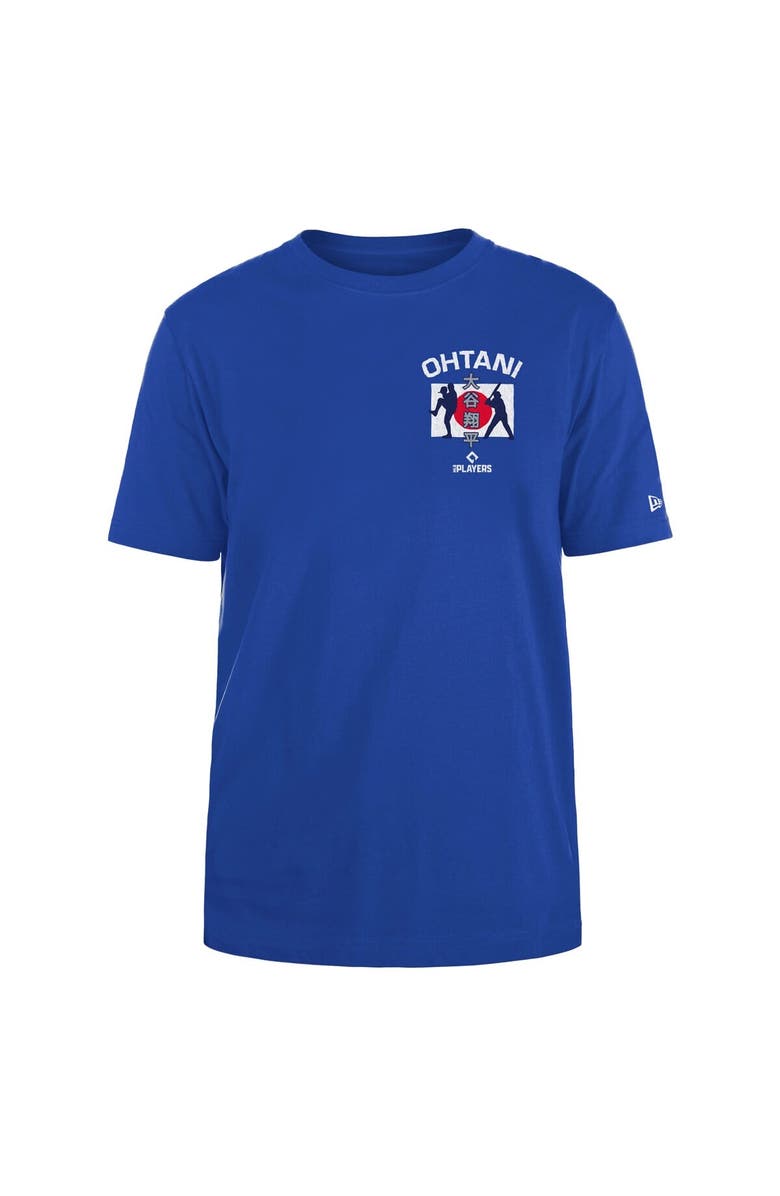New Era Men's New Era Shohei Ohtani Royal Los Angeles Dodgers Japan Flag T-Shirt, Alternate, color,