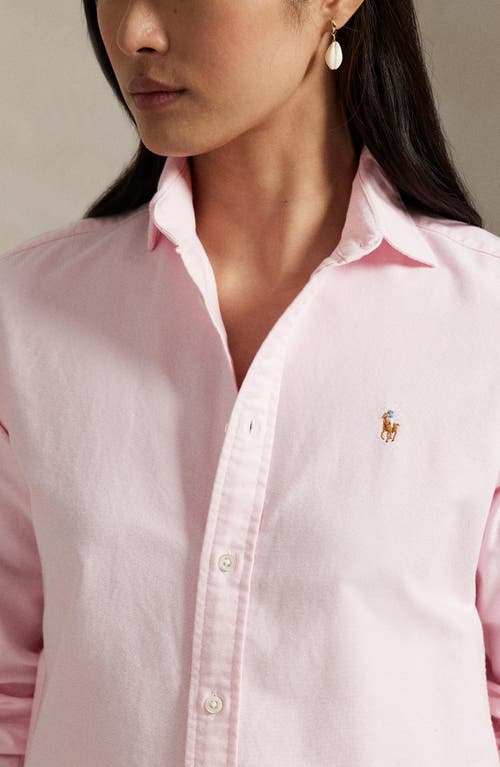 Polo Ralph Lauren Slim Fit Cotton Oxford Button-up Shirt In Pink