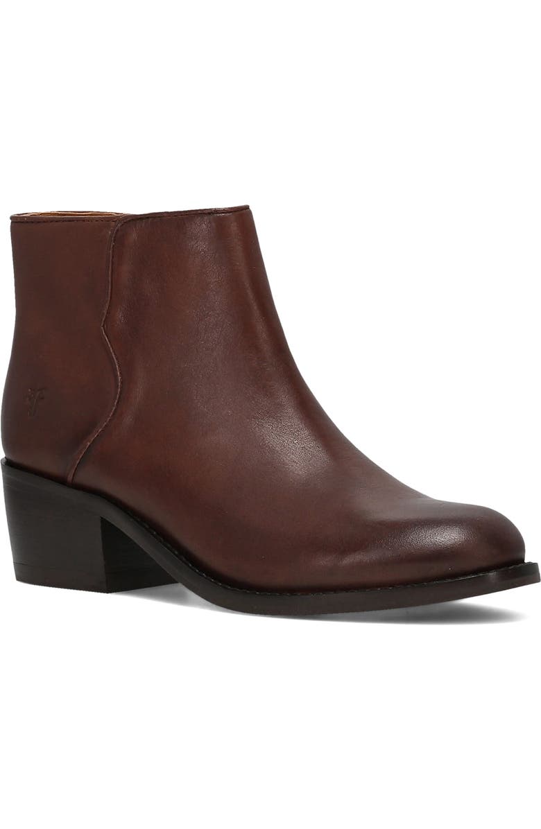 Frye Carson 2 Piping Bootie, Main, color, Saddle
