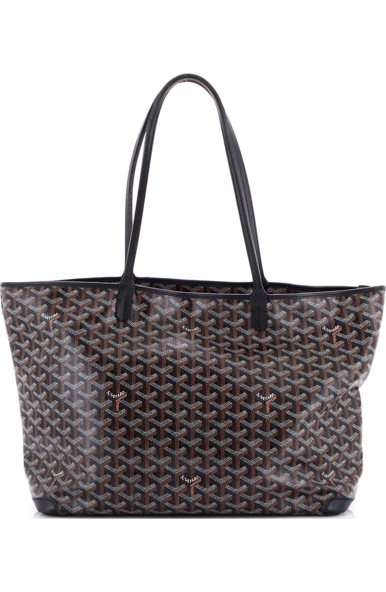 Pre-Owned Goyard Artois Tote Coated Canvas MM, Main, color, Gray