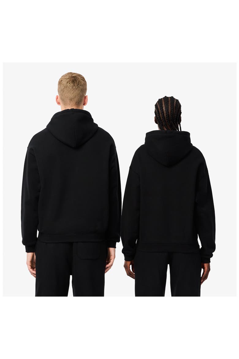 Loose Fit Cotton French Terry Hoodie, Alternate, color, 031 BLACK