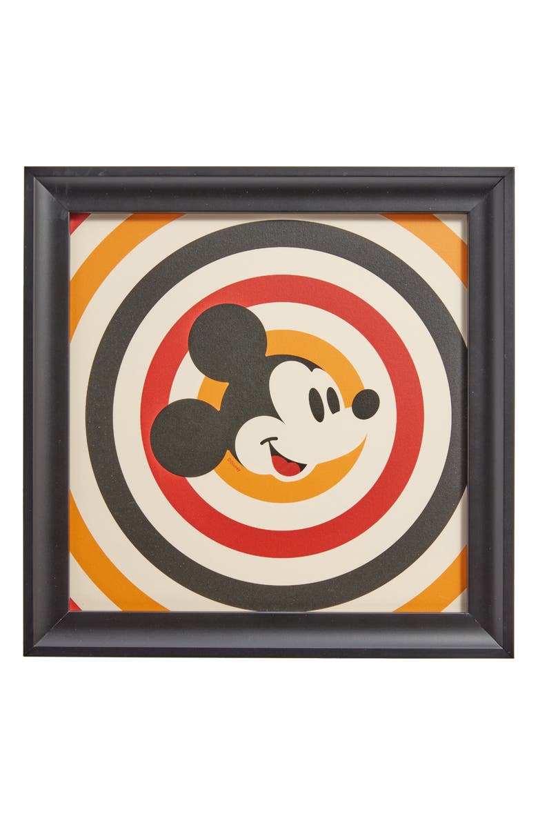 Society6 Disney x Society6 Mickey Mouse Framed Wall Art, Main, color, 