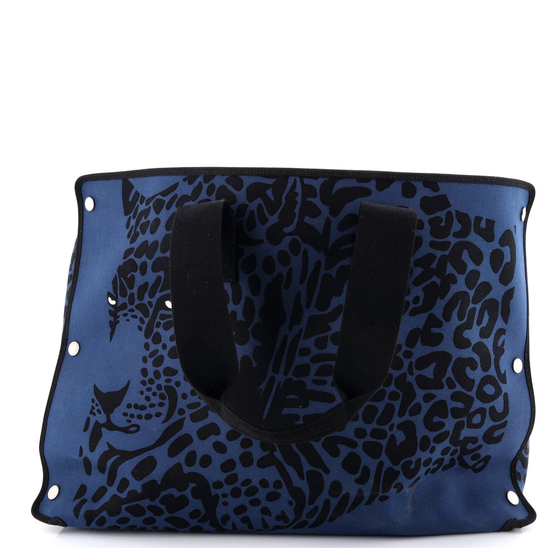 Pre-Owned Hermes Beach Tote Printed Toile Large, Alternate, color, 