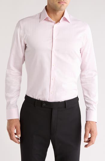 Nordstrom Trim Fit Herringbone Dress Shirt | Nordstrom