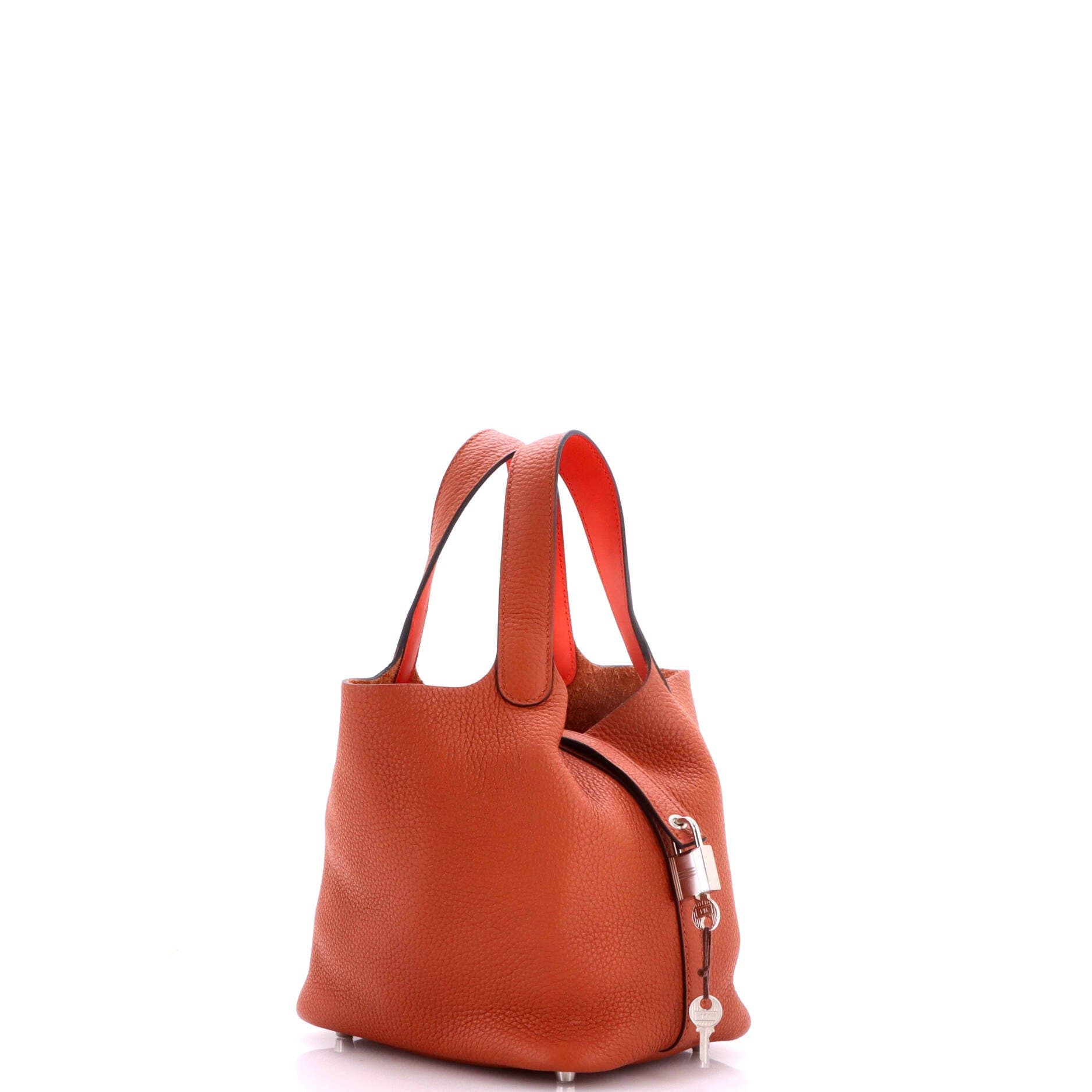 Eclat Picotin Lock Bag Clemence PM, Alternate, color, Brown