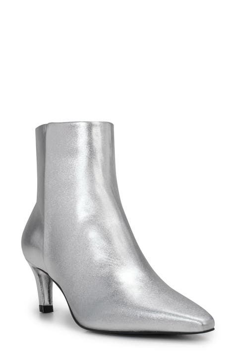 Women s Metallic Ankle Boots Booties Nordstrom