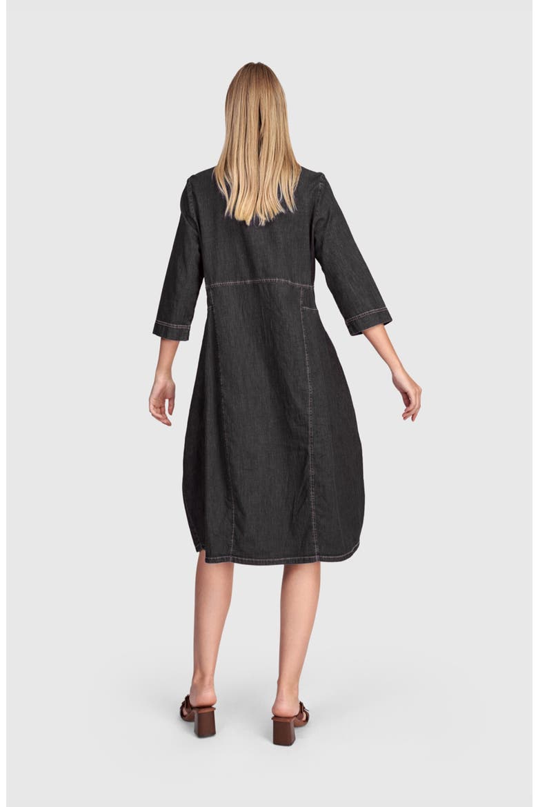 Harper Shirtdress, Alternate, color, Jet Denim
