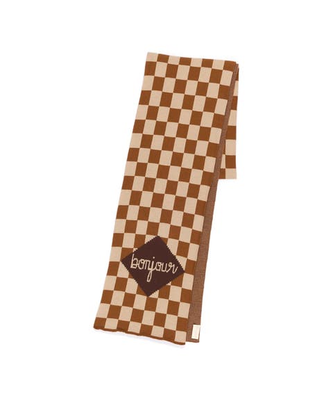 Bonjour Egyptian Cotton Knit Scarf