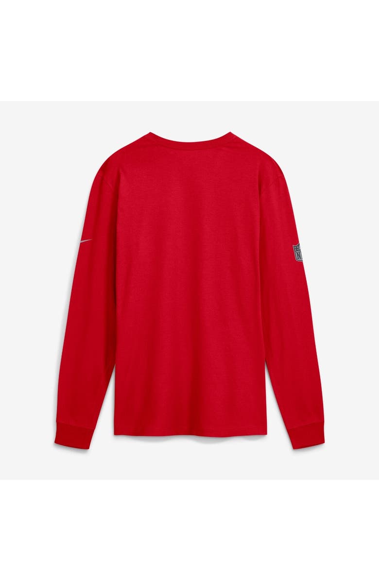 Nike Men's Nike Red Kansas City Chiefs Sideline Bold Arch Star Dri-FIT Long Sleeve T-Shirt, Alternate, color, Red