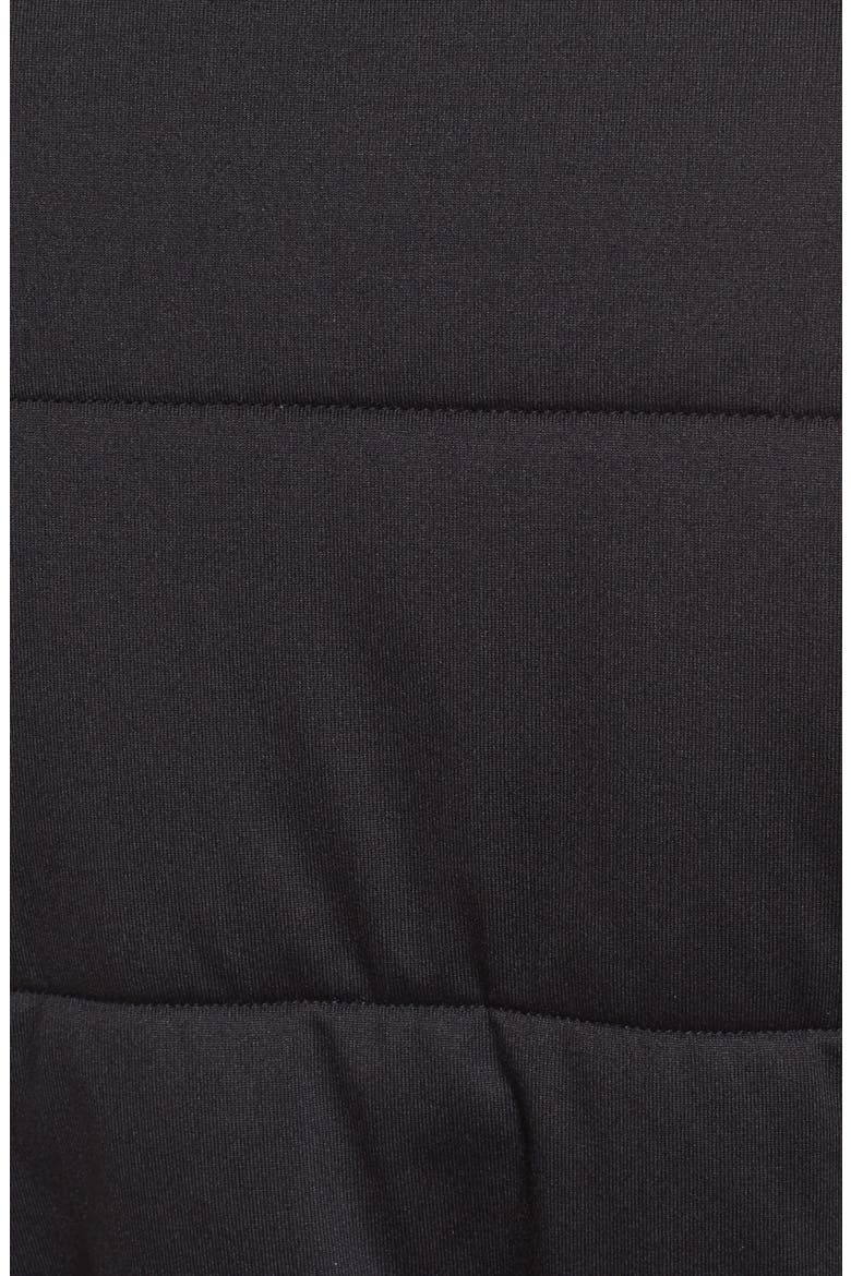 'Pseudio' Quilted Vest, Alternate, color, BLACK