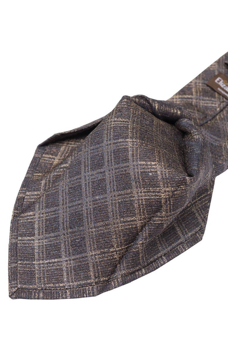 Elizabetta Empoli - Silk Jacquard Tie for Men, Alternate, color, Bronze