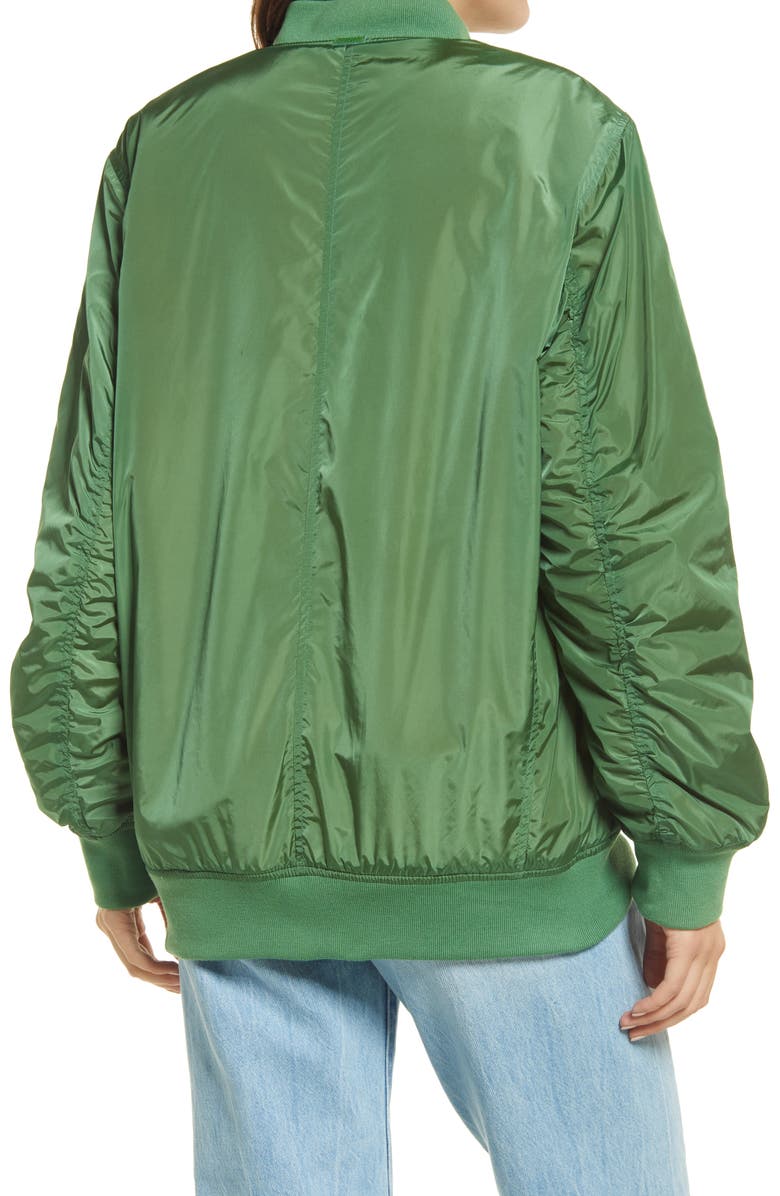 BLANKNYC Reversible Fleece Bomber Jacket, Alternate, color,