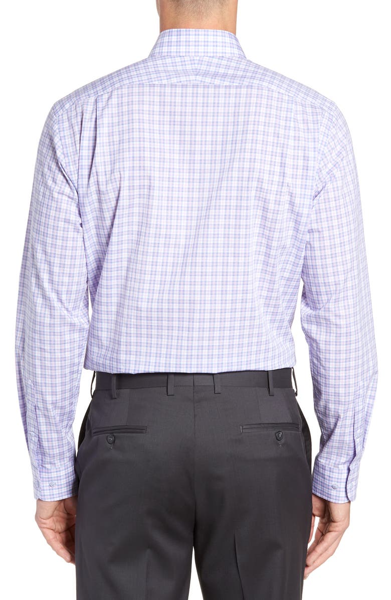 1901 Trim Fit Plaid Dress Shirt, Alternate, color, 